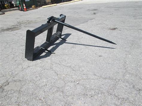 used skid steer hay spear for sale|skid steer round bale spear.